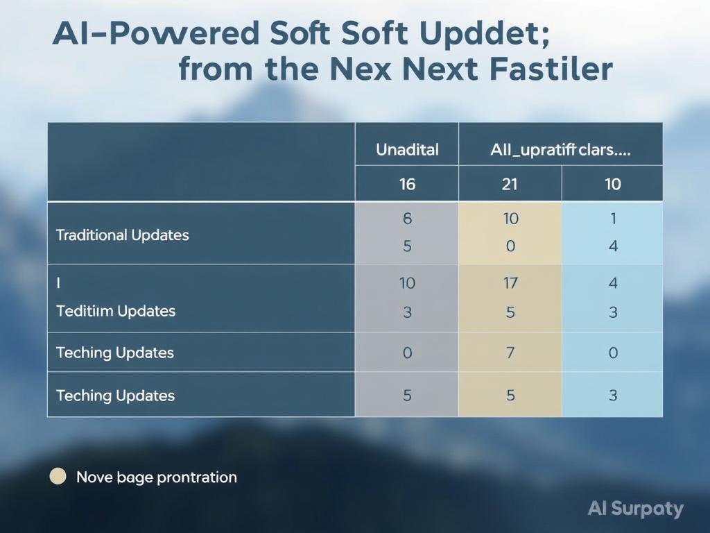     AI-Powered Soft Updates: The Next Frontier. Summary Table: AI-Powered Soft Updates vs. Traditional Updates