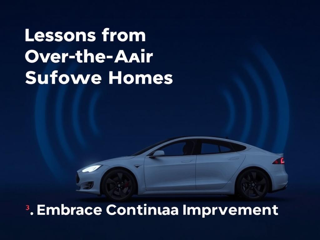     Lessons from Tesla’s Over-the-Air Soft Updates. 3. Embrace Continuous Improvement